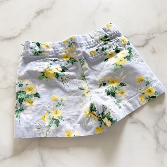 Janie and Jack Blue Floral The Daffodil Shorts Size 5 Cotton - Picture 5 of 5
